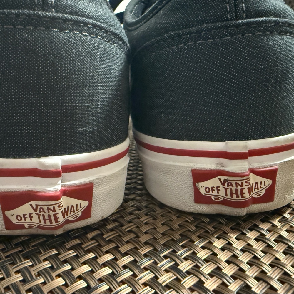 Vans Black and Red Men's Sneakers